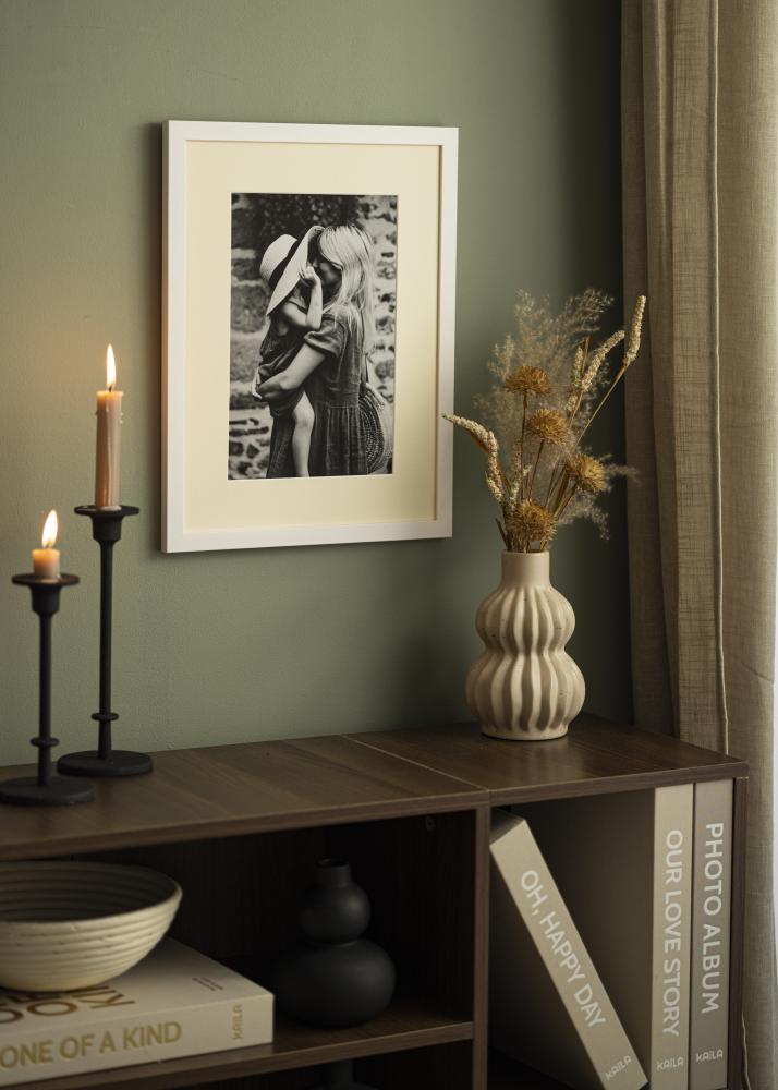 Πασπαρτού Antique White Λευκό πυρήνας 13x18 cm (8x11,5)