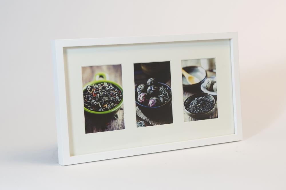 Vivaldi Κορνίζα κολάζ Λευκό - 3 Εικόνες 10x15 cm