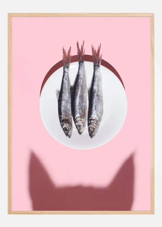 Cat wants fish Αφίσα