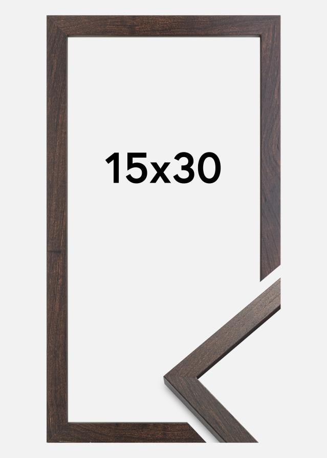 Πλαίσιο Trendy Ακρυλικό Γυαλί Καρυδιά 15x30 cm