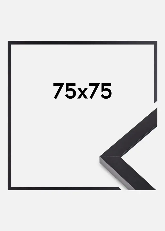 Πλαίσιο Selection Ακρυλικό γυαλί Μαύρος 75x75 cm