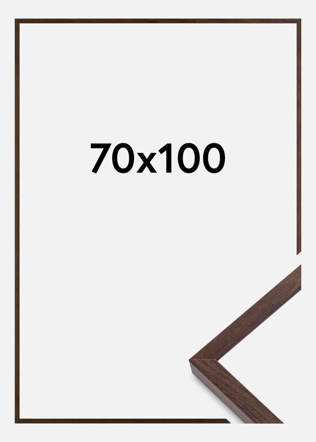 Πλαίσιο E-Line Ακρυλικό γυαλί Καρυδιά 70x100 cm