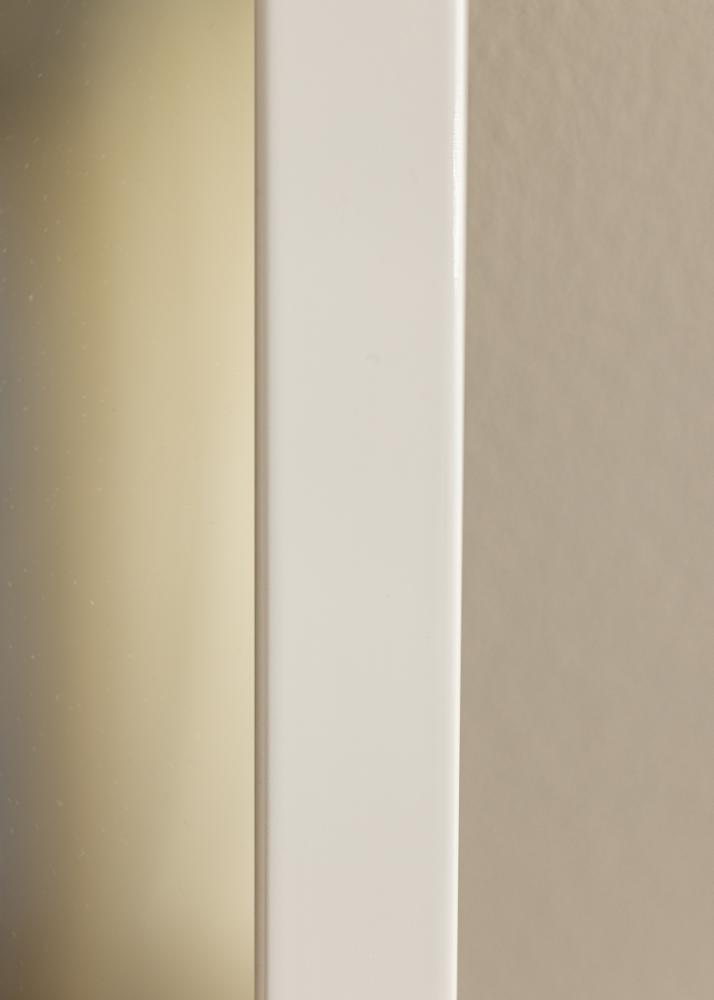 Καθρέφτης White Wood Glossy - Δικές σας διαστάσεις