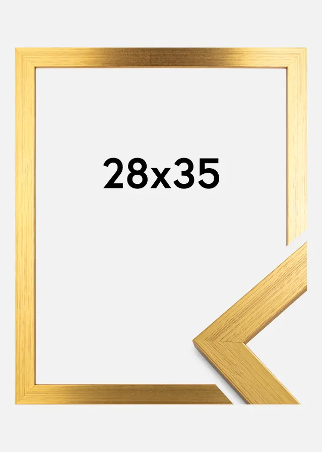 Πλαίσιο Gold Wood Ακρυλικό γυαλί 28x35 cm