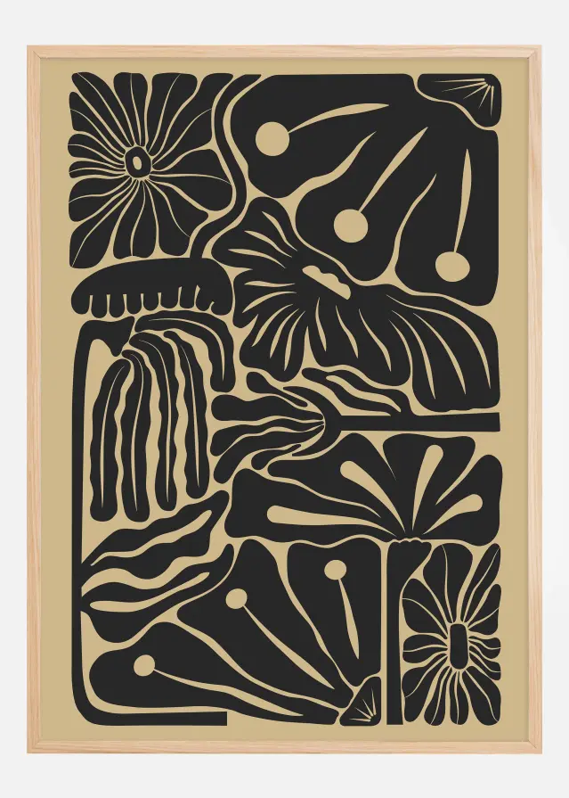 Graphic Art Brown Αφίσα