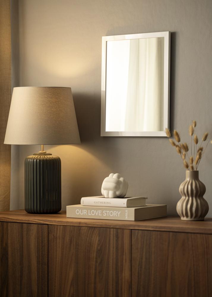 Καθρέφτης White Wood Glossy - Δικές σας διαστάσεις