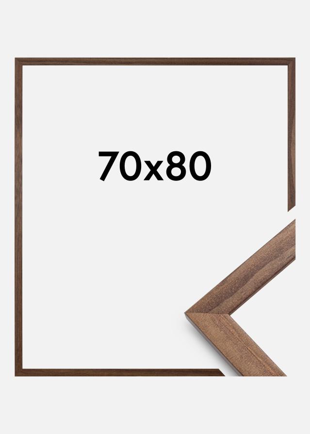 Πλαίσιο Κομψός Ακρυλικό γυαλί Καρυδιά 70x80 cm