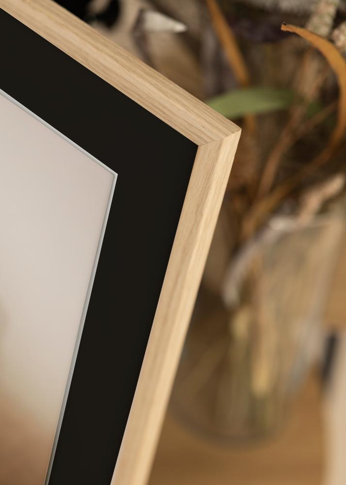 Πλαίσιο Edsbyn Δρυς 20x30 cm - Πασπαρτού Μαύρος 15x21 cm (A5)