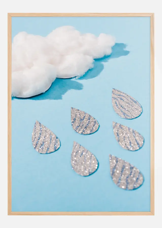 Sparkling raindrops Αφίσα