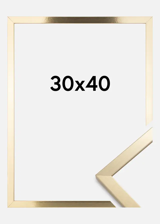 Πλαίσιο Trendy Ακρυλικό γυαλί Χρυσός 30x40 cm