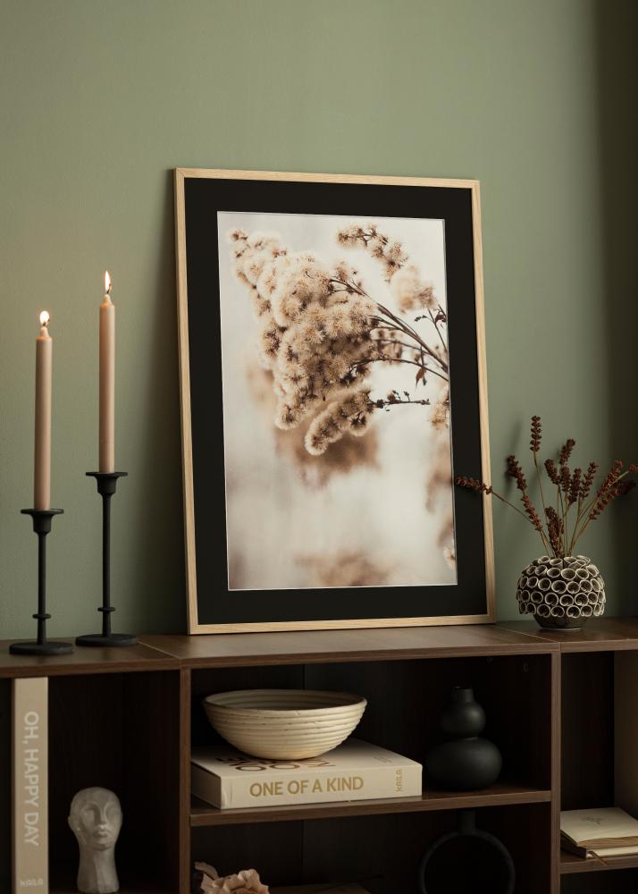 Πλαίσιο Edsbyn Δρυς 20x30 cm - Πασπαρτού Μαύρος 15x21 cm (A5)