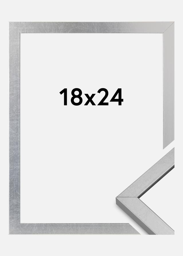 Πλαίσιο Minerva Ακρυλικό γυαλί Ασημί 18x24 cm