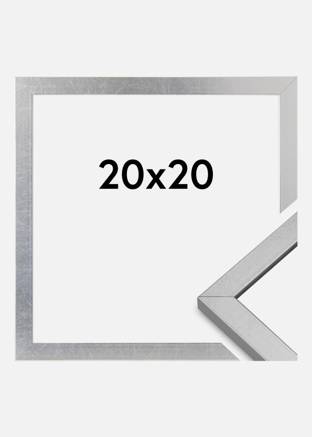 Πλαίσιο Minerva Ακρυλικό γυαλί Ασημί 20x20 cm