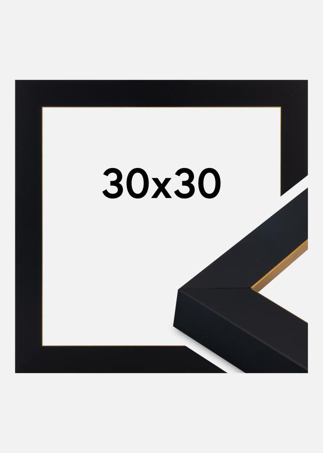 Πλαίσιο Sussex Ακρυλικό γυαλί Μαύρο/Χρυσό 30x30 cm