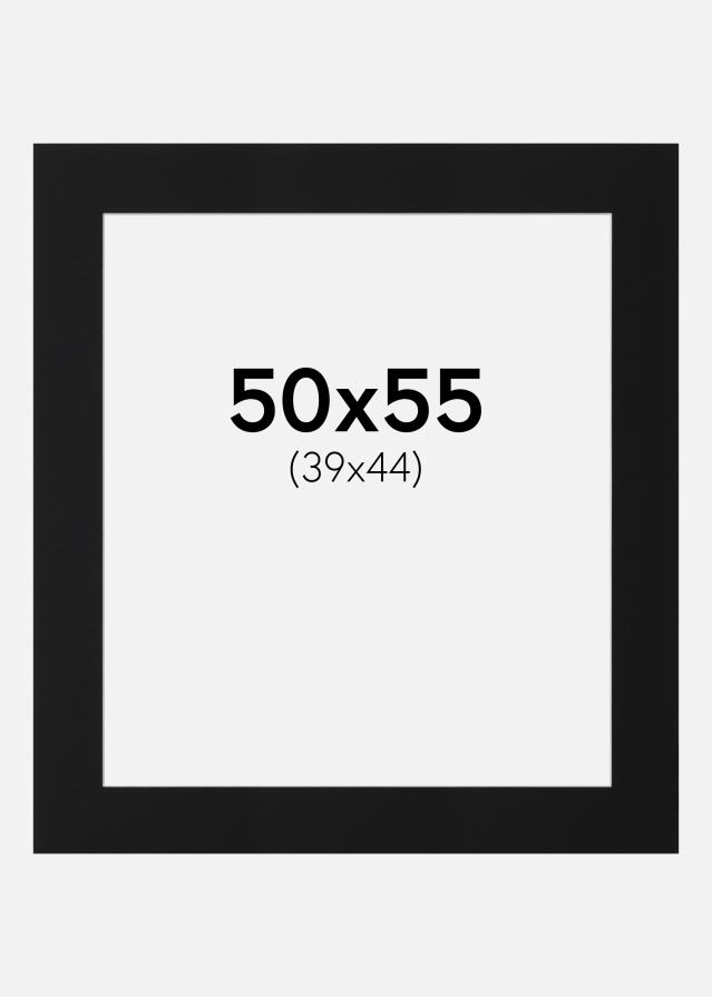 Πασπαρτού Μαύρο Πρότυπο (Λευκός Πυρήνας) 50x55 cm (39x44)