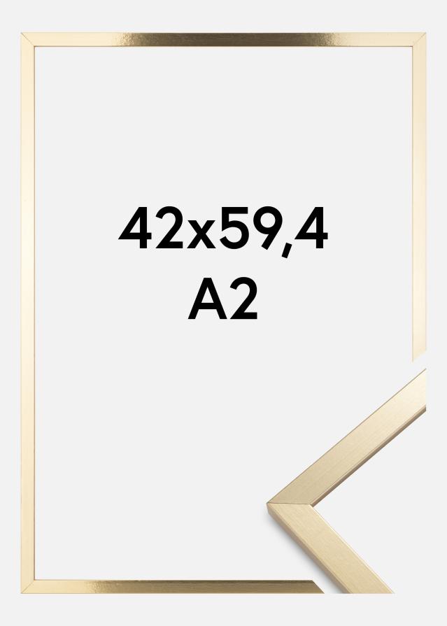 Πλαίσιο Trendy Ακρυλικό γυαλί Χρυσός 42x59,4 cm (A2)