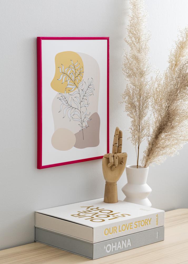 Πλαίσιο New Lifestyle Rose 30x40 cm - Πασπαρτού Μαύρος 21x29,7 cm (A4)