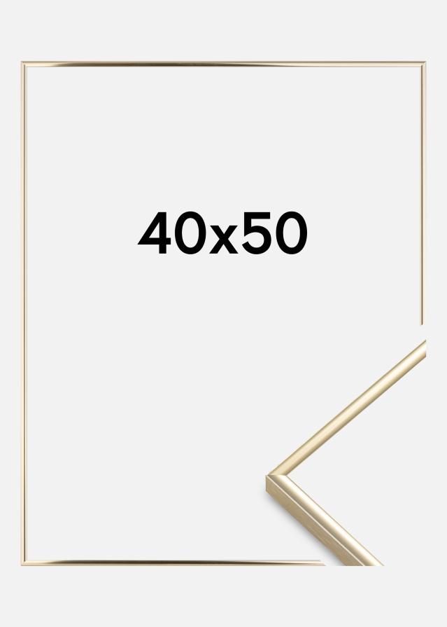 Πλαίσιο Visby Ακρυλικό γυαλί Λαμπερός Χρυσός 40x50 cm