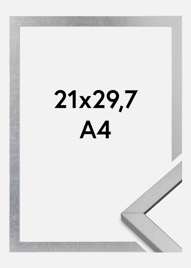 Πλαίσιο Minerva Ακρυλικό γυαλί Ασημί 21x29,7 cm (A4)