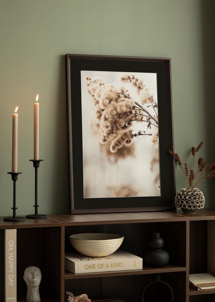 Πλαίσιο Globe Espresso 40x100 cm - Πασπαρτού Μαύρος 30x91 cm