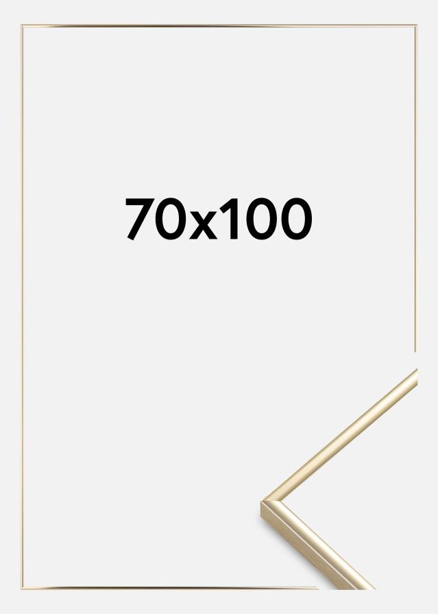 Πλαίσιο Visby Ακρυλικό γυαλί Λαμπερός Χρυσός 70x100 cm