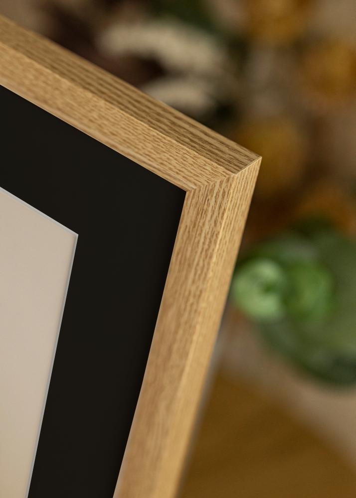 Πλαίσιο Selection Δρυς 13x18 cm - Πασπαρτού Μαύρος 9x12 cm