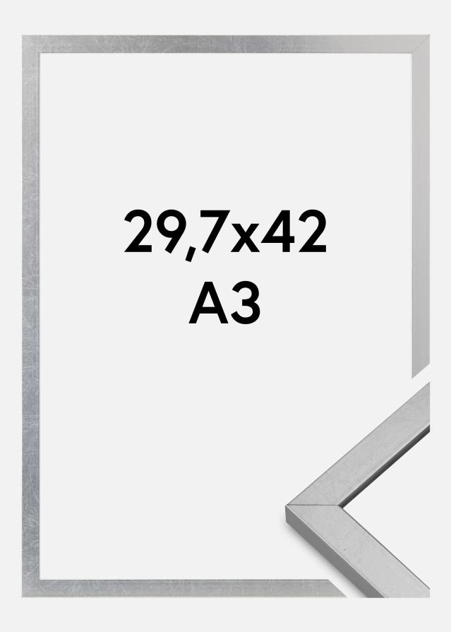 Πλαίσιο Minerva Ακρυλικό γυαλί Ασημί 29,7x42 cm (A3)