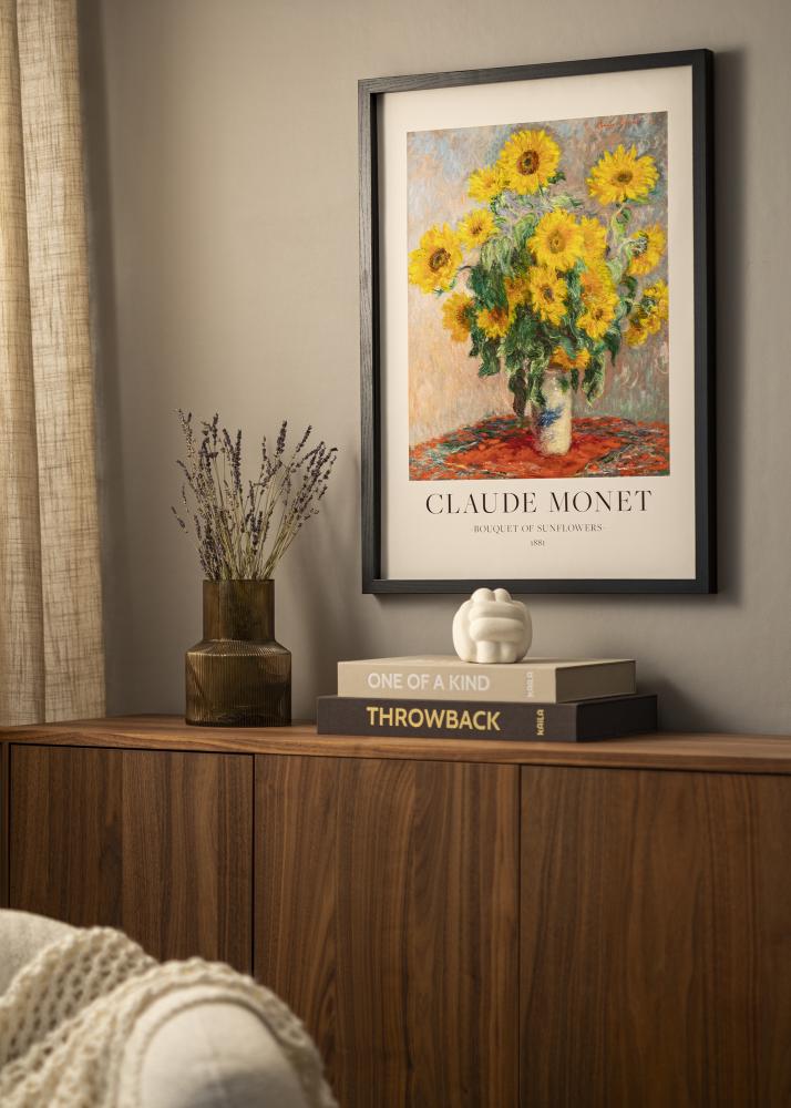 BGA Πλαίσιο κουτιού Ακρυλικό γυαλί Μαύρος 50x100 cm