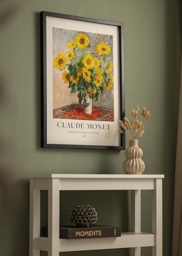 BGA Πλαίσιο κουτιού Ακρυλικό γυαλί Μαύρος 50x100 cm