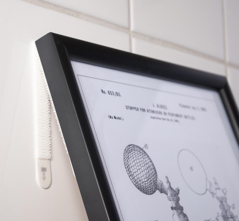 3M Command Narrow Βάση πίνακα Λευκό - 5 kg