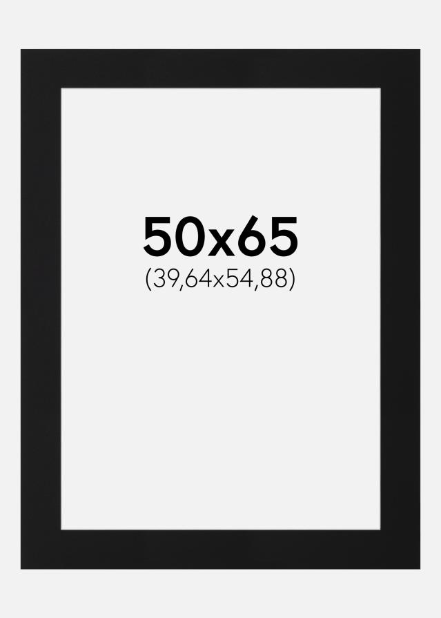 Πασπαρτού Μαύρο Πρότυπο (Λευκός Πυρήνας) 50x65 cm (39,64x54,88)