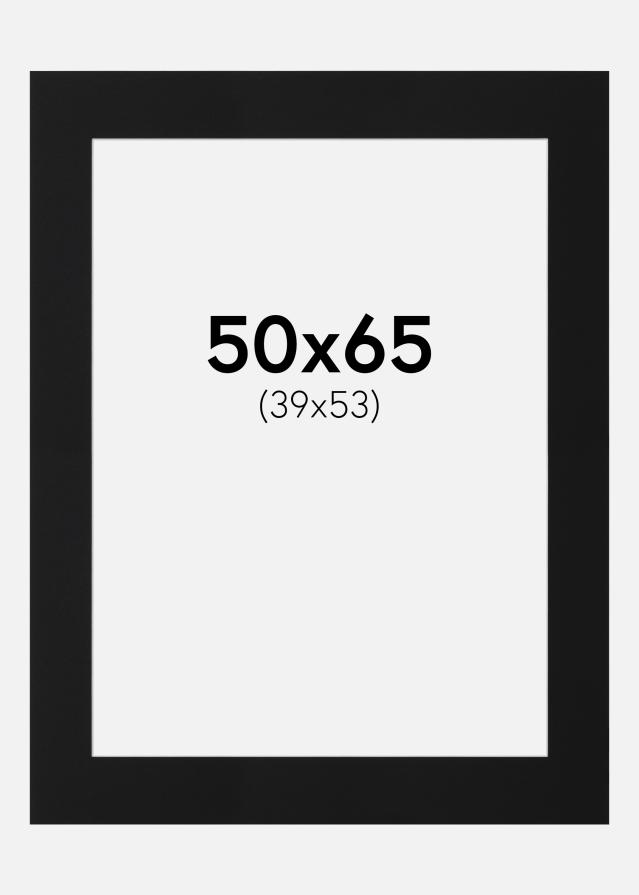 Πασπαρτού Μαύρο Πρότυπο (Λευκός Πυρήνας) 50x65 cm (39x53)