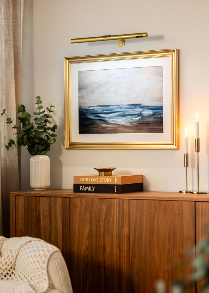 KAILA Halo Μπαταριοκίνητος Φωτισμός Πίνακα 50 cm - Χρυσό