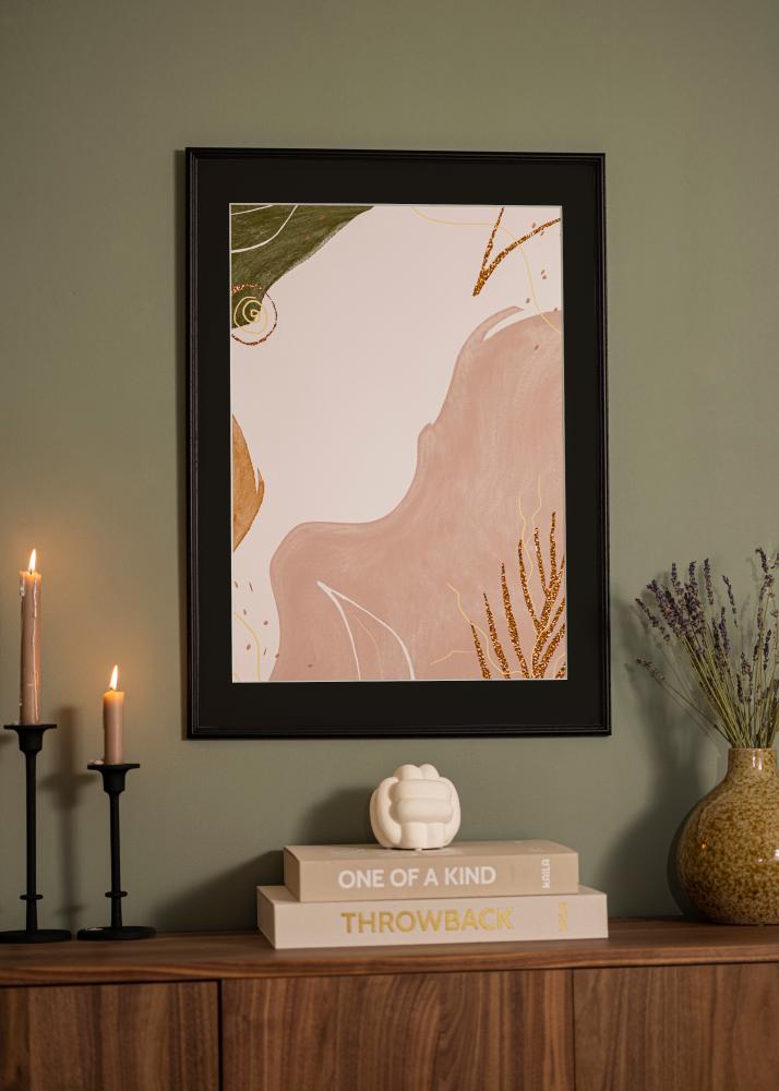 Πλαίσιο Horndal Μαύρος 24x30 cm - Πασπαρτού Μαύρος 18x24 cm