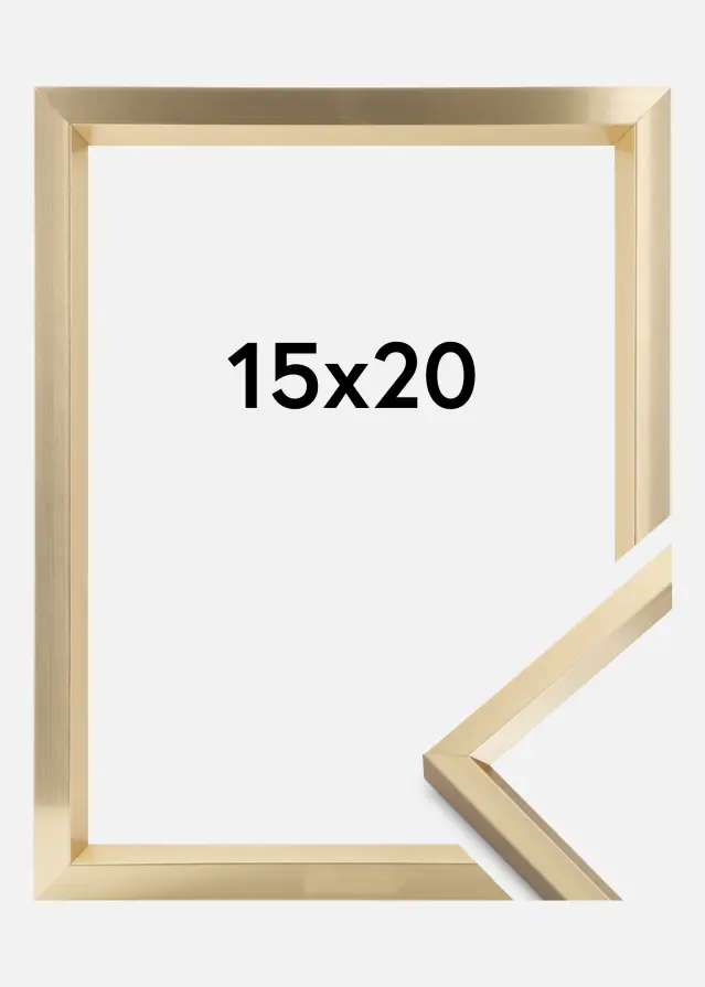 Πλαίσιο Steel Style Χρυσός 15x20 cm