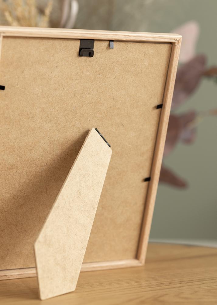 Πλαίσιο Λεπτή δρυός 20x30 cm - Πασπαρτού Μαύρος 15x21 cm (A5)