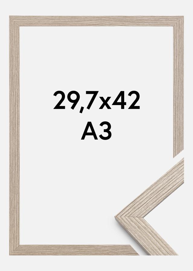 Πλαίσιο Κομψός Γκριζομπεζ Oak 29,7x42 cm (A3)