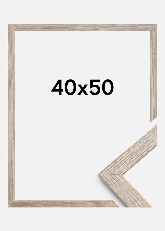 Πλαίσιο Κομψός Γκριζομπεζ Oak 40x50 cm