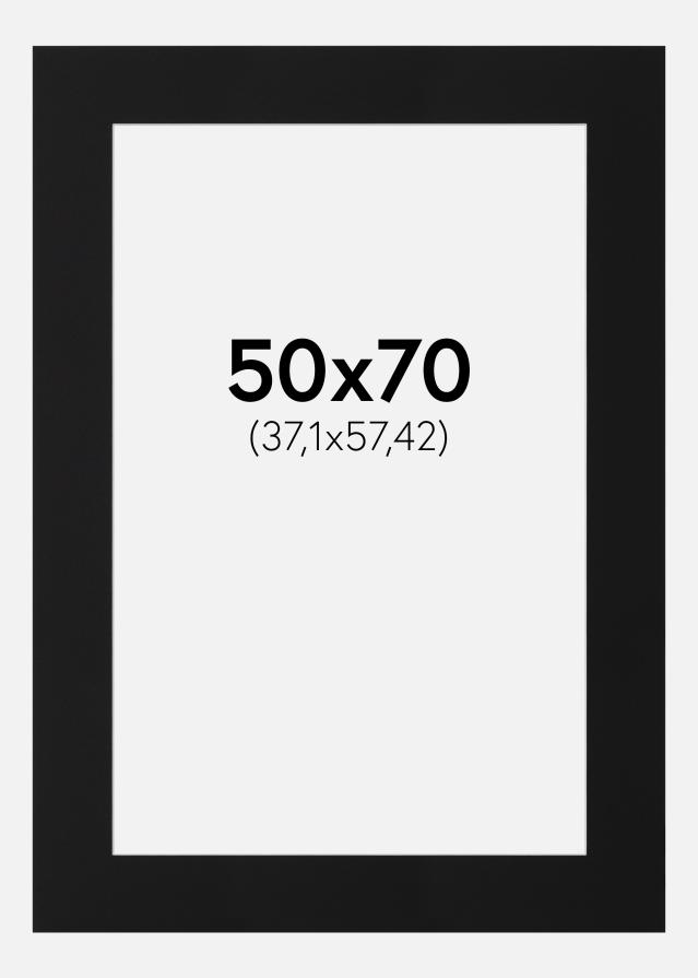 Πασπαρτού Μαύρο Πρότυπο (Λευκός Πυρήνας) 50x70 cm (37,1x57,42)