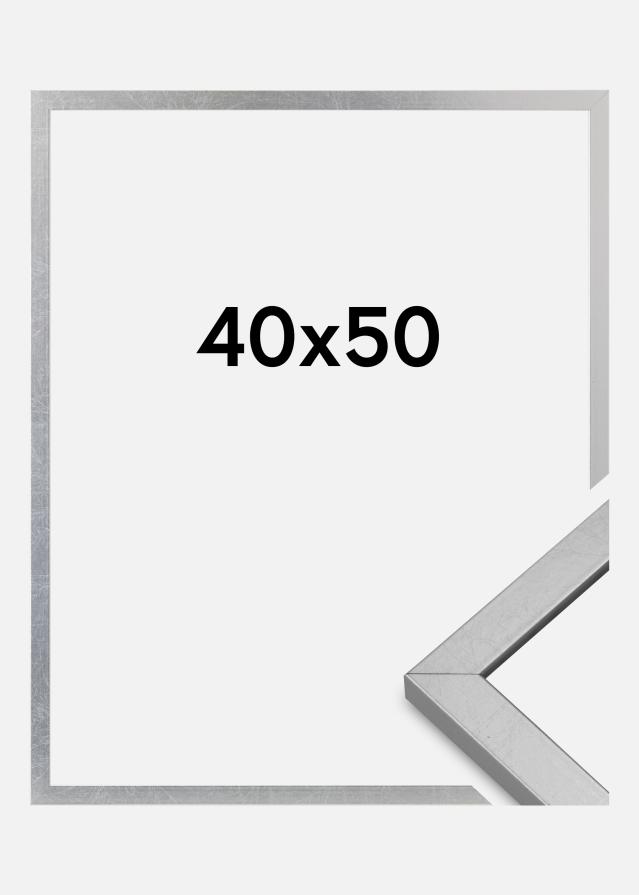 Πλαίσιο Minerva Ακρυλικό γυαλί Ασημί 40x50 cm