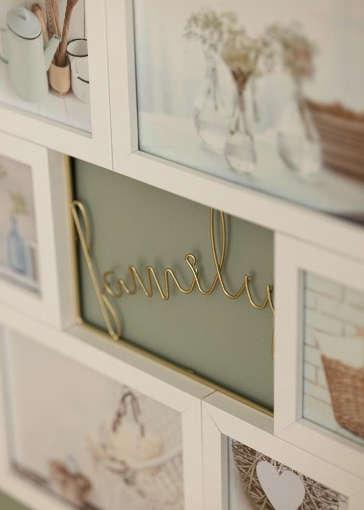 Lovely Family Κορνίζα κολάζ Λευκό - 6 Εικόνες