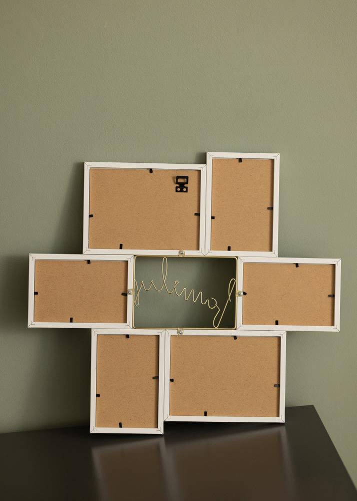 Lovely Family Κορνίζα κολάζ Λευκό - 6 Εικόνες