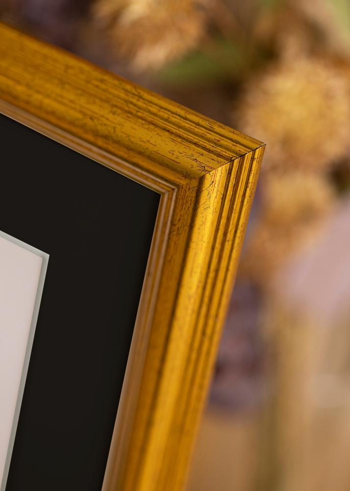 Πλαίσιο Västkusten Χρυσός 40x100 cm - Πασπαρτού Μαύρος 30x90 cm