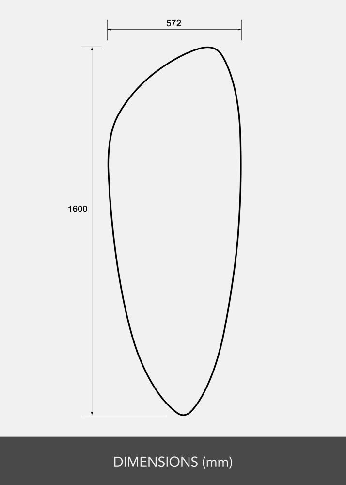 Καθρέφτης Obelisk 160x57 cm