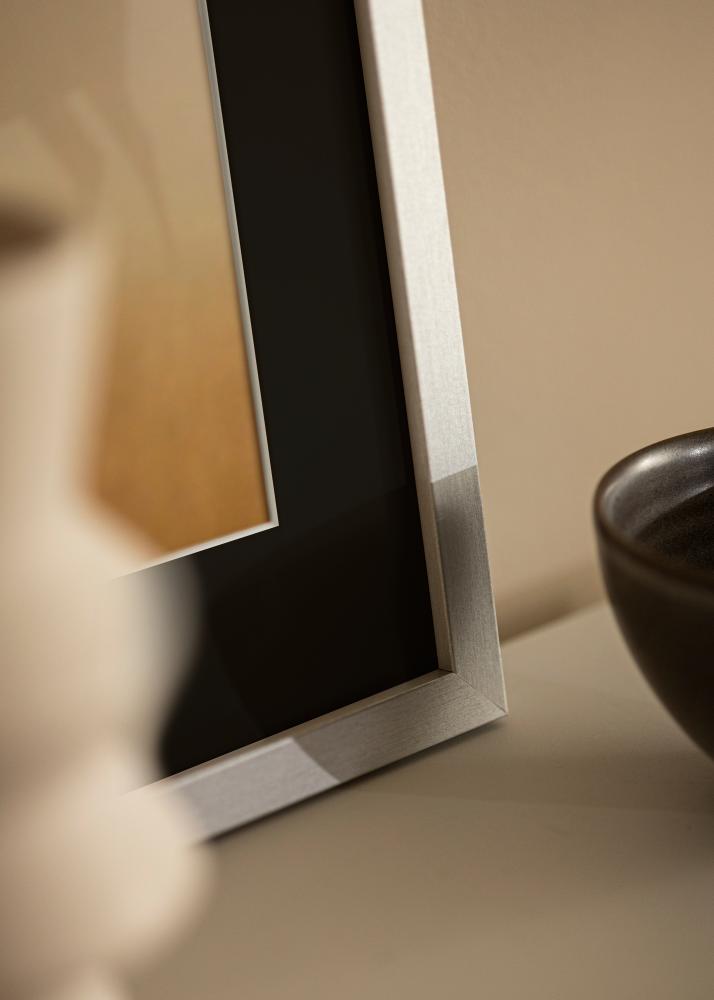 Πλαίσιο Selection Ασημί 40x60 cm - Πασπαρτού Μαύρος 30x50 cm
