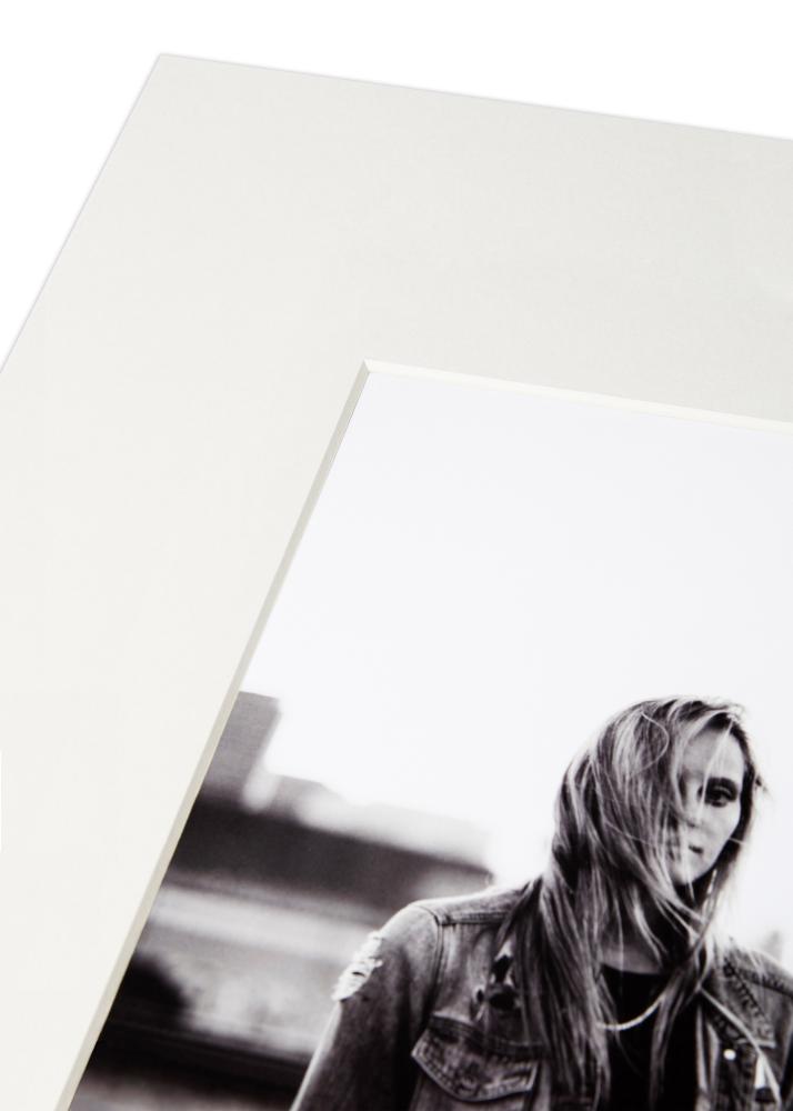 Πασπαρτού XL Πρότυπο Λευκό Λευκό πυρήνας 20x25 cm (9x14)