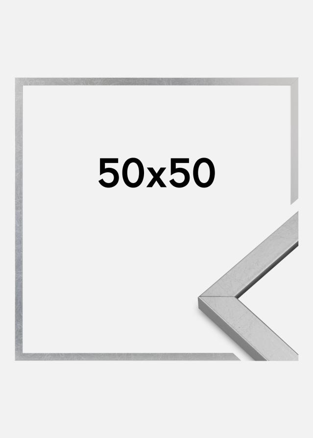 Πλαίσιο Minerva Ακρυλικό γυαλί Ασημί 50x50 cm