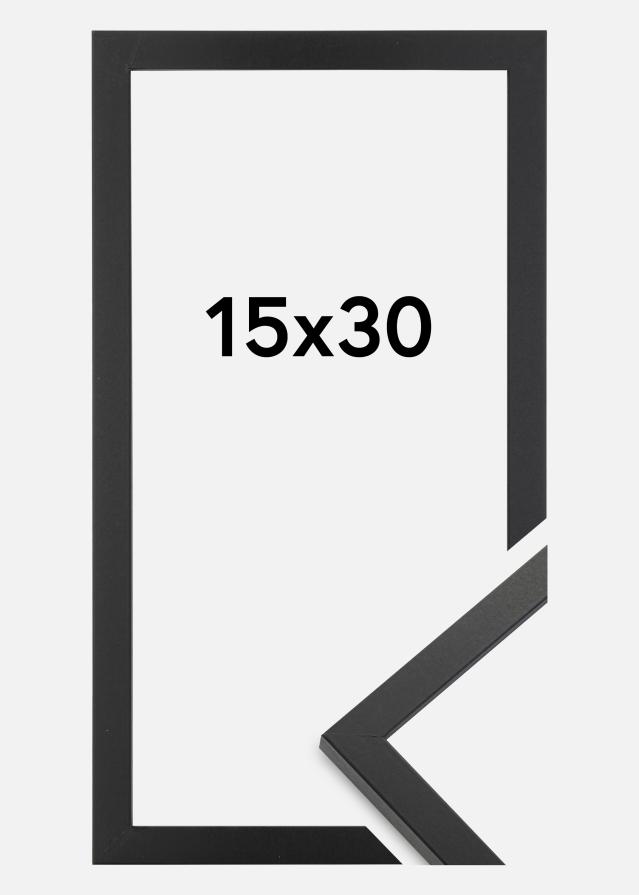 Πλαίσιο Trendy Ακρυλικό Γυαλί Μαύρο 15x30 cm