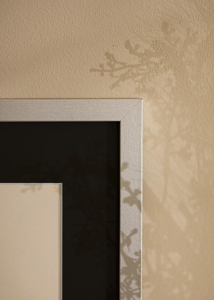 Πλαίσιο Selection Ασημί 40x60 cm - Πασπαρτού Μαύρος 30x50 cm