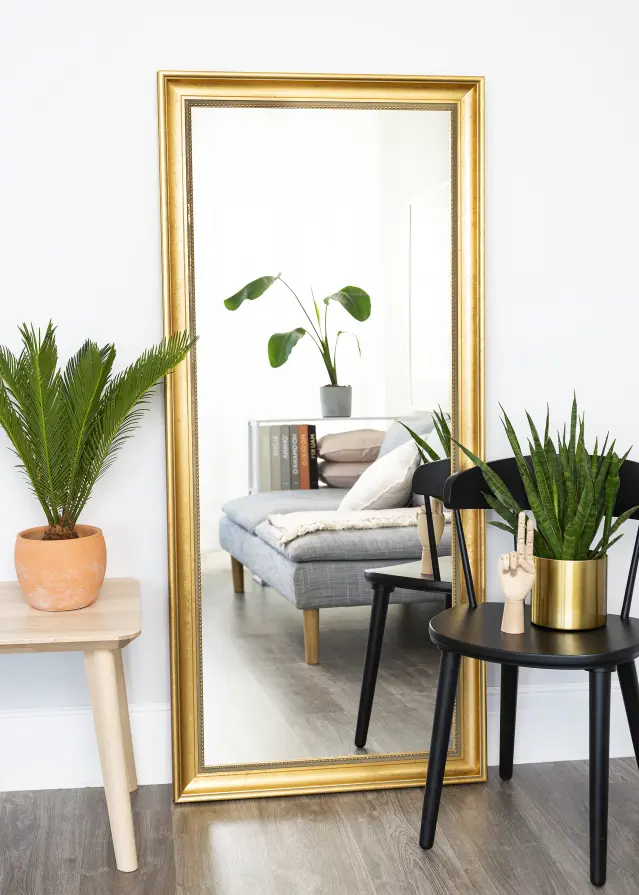 Καθρέφτης Baroque Κλασικός Χρυσός 60x150 cm